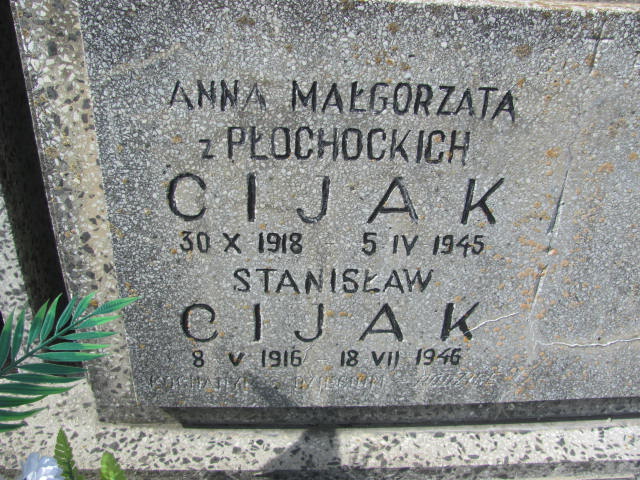 Anna Małgorzata Cijak 1918 Mińsk Mazowiecki - Grobonet - Wyszukiwarka osób pochowanych