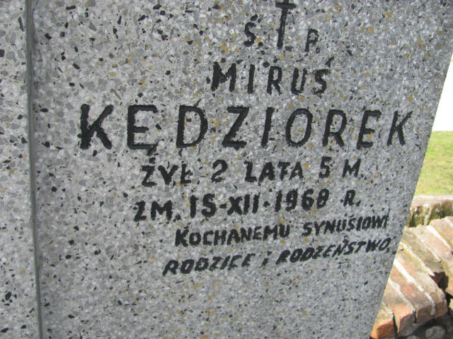 Mirosław Kędziorek 1966 Mińsk Mazowiecki - Grobonet - Wyszukiwarka osób pochowanych