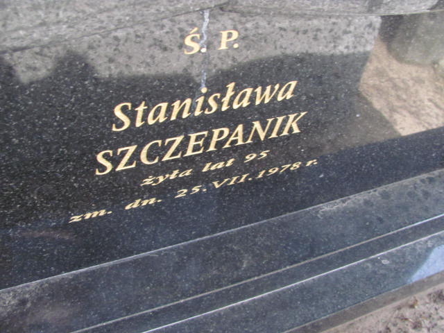 Grób Stanisława Szczepanik