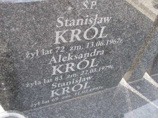 Stanisław Król 1895 Mińsk Mazowiecki - Grobonet - Wyszukiwarka osób pochowanych