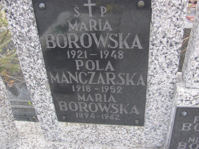 Maria Borowska 1894 Mińsk Mazowiecki - Grobonet - Wyszukiwarka osób pochowanych