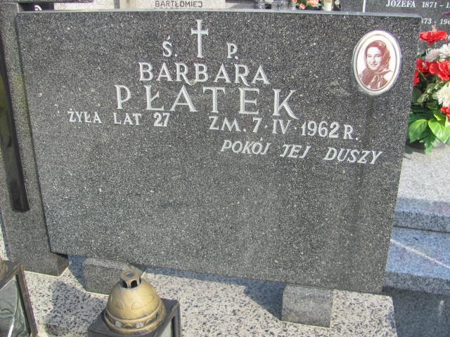 Barbara Płatek Mińsk Mazowiecki - Grobonet - Wyszukiwarka osób pochowanych