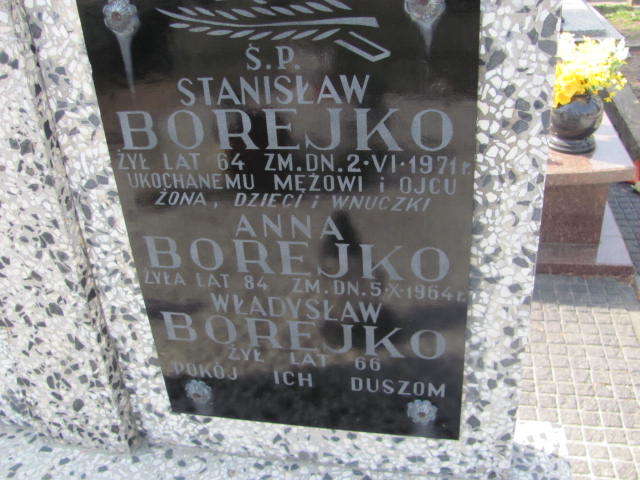 Anna Borejko Mińsk Mazowiecki - Grobonet - Wyszukiwarka osób pochowanych