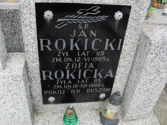 Zofia Rokicka 1898 Mińsk Mazowiecki - Grobonet - Wyszukiwarka osób pochowanych