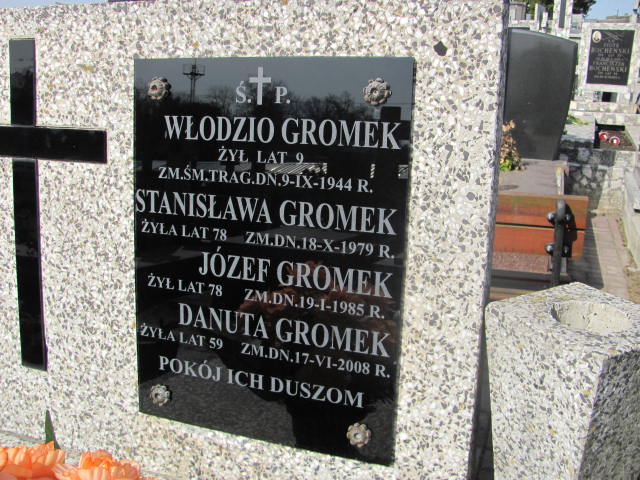 Włodzimierz Gromek Mińsk Mazowiecki - Grobonet - Wyszukiwarka osób pochowanych
