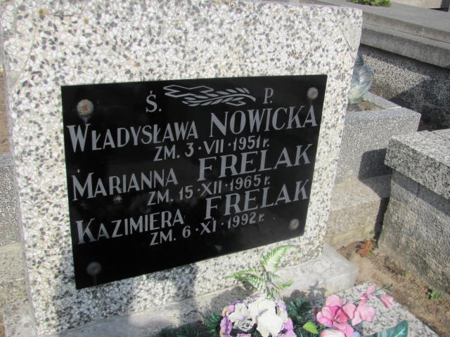 Marianna Frelak 1883 Mińsk Mazowiecki - Grobonet - Wyszukiwarka osób pochowanych