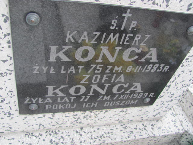 Kazimierz Konca 1908 Mińsk Mazowiecki - Grobonet - Wyszukiwarka osób pochowanych