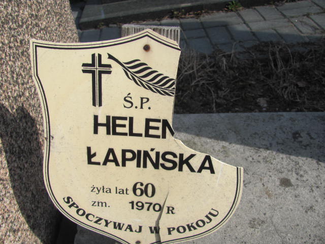 Janina Wocial 1906 Mińsk Mazowiecki - Grobonet - Wyszukiwarka osób pochowanych