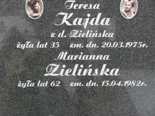 Teresa Kajda 1940 Mińsk Mazowiecki - Grobonet - Wyszukiwarka osób pochowanych