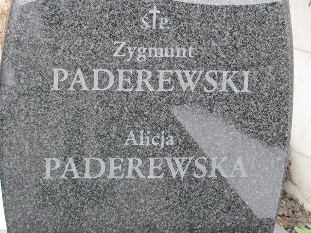 Alicja Paderewska 1936 Mińsk Mazowiecki - Grobonet - Wyszukiwarka osób pochowanych