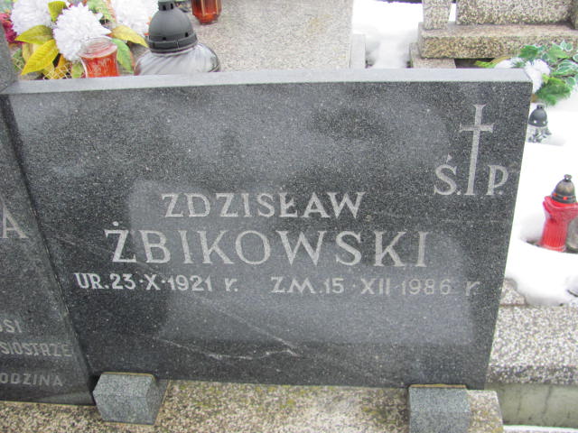 Zdzisław Żbikowski 1921 Mińsk Mazowiecki - Grobonet - Wyszukiwarka osób pochowanych