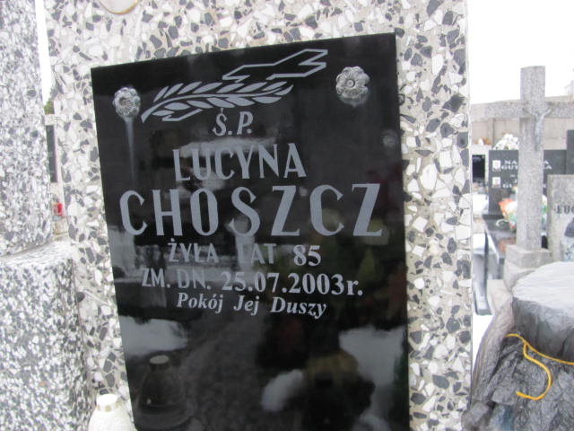 Grób Lucyna Choszcz