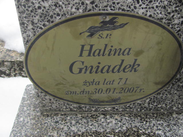 Halina Gniadek Mińsk Mazowiecki - Grobonet - Wyszukiwarka osób pochowanych