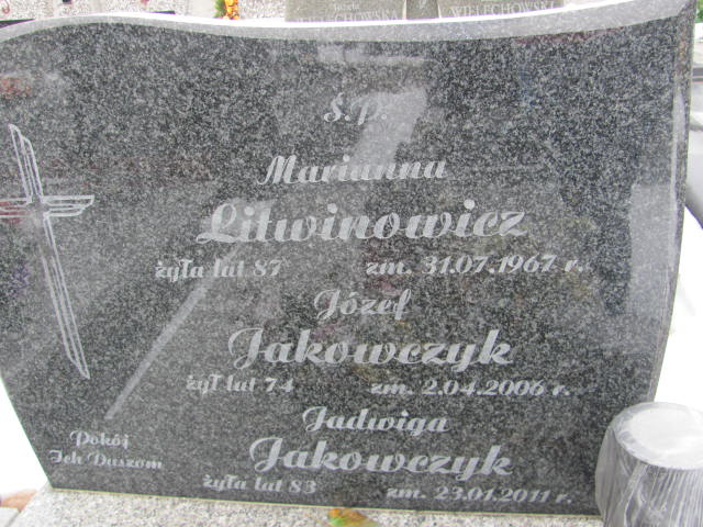 Marianna Litwinowicz 1881 Mińsk Mazowiecki - Grobonet - Wyszukiwarka osób pochowanych