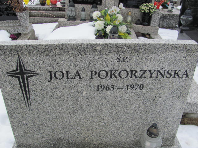 Jolanta Pokorzyńska 1963 Mińsk Mazowiecki parafialny - Grobonet - Wyszukiwarka osób pochowanych