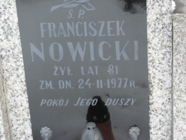 Leokadia Nowicka 1901 Mińsk Mazowiecki - Grobonet - Wyszukiwarka osób pochowanych