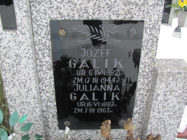 Julianna Galik 1887 Mińsk Mazowiecki - Grobonet - Wyszukiwarka osób pochowanych
