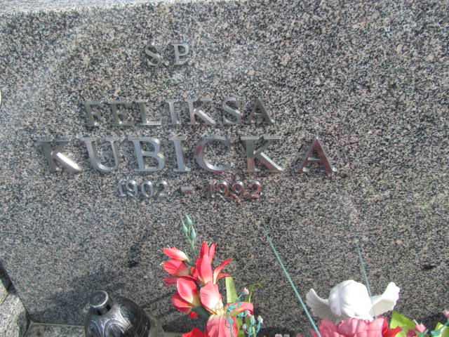 Feliksa Kubicka 1902 Mińsk Mazowiecki - Grobonet - Wyszukiwarka osób pochowanych