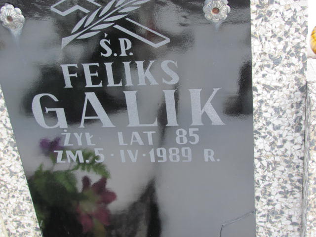 Feliks Galik 1904 Mińsk Mazowiecki - Grobonet - Wyszukiwarka osób pochowanych