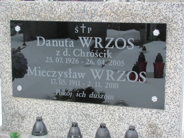 Grób Danuta Wrzos