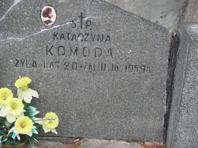 Katarzyna Komoda Mińsk Mazowiecki - Grobonet - Wyszukiwarka osób pochowanych
