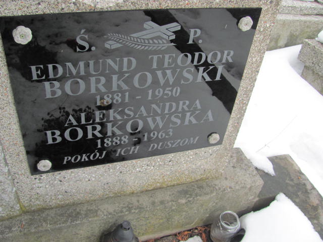 Grób Aleksandra Borkowska