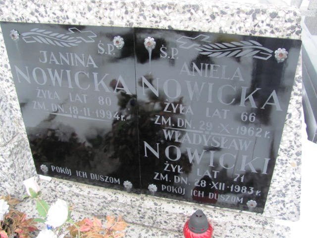 Aniela Nowicka 1894 Mińsk Mazowiecki - Grobonet - Wyszukiwarka osób pochowanych