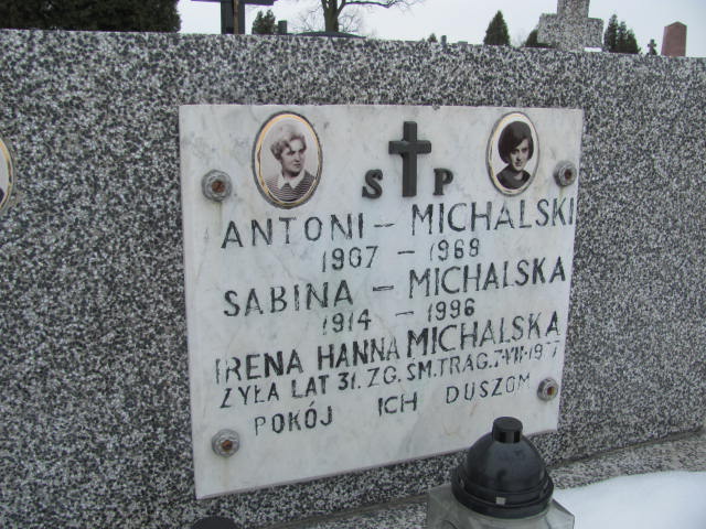 Sabina Michalska 1913 Mińsk Mazowiecki - Grobonet - Wyszukiwarka osób pochowanych