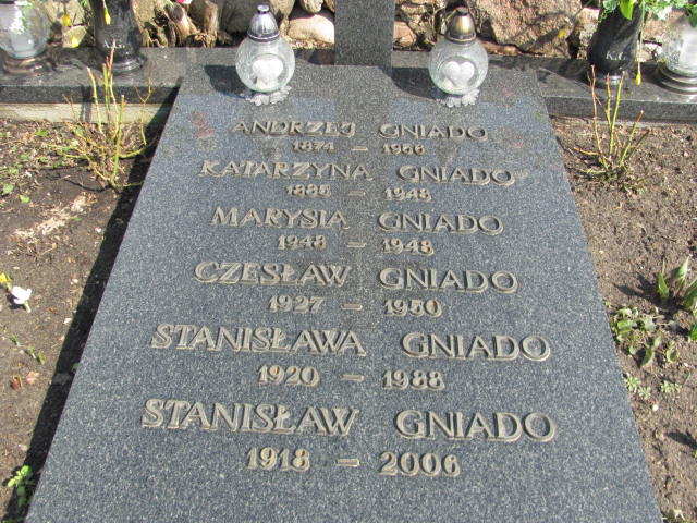 Marianna Gniado 1947 Mińsk Mazowiecki - Grobonet - Wyszukiwarka osób pochowanych
