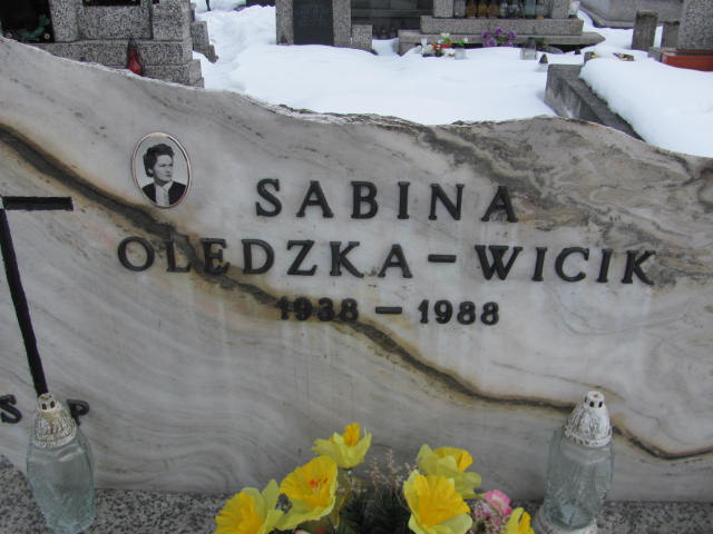 Sabina Olędzka 1938 Mińsk Mazowiecki - Grobonet - Wyszukiwarka osób pochowanych
