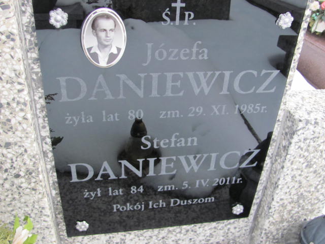 Stefan Daniewicz 1926 Mińsk Mazowiecki - Grobonet - Wyszukiwarka osób pochowanych