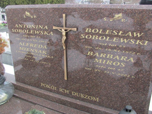 Barbara Miros Mińsk Mazowiecki - Grobonet - Wyszukiwarka osób pochowanych