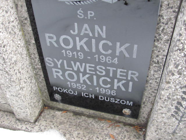 Sylwester Rokicki 1952 Mińsk Mazowiecki - Grobonet - Wyszukiwarka osób pochowanych