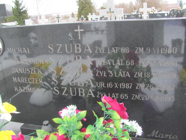 Grób Michał Szuba