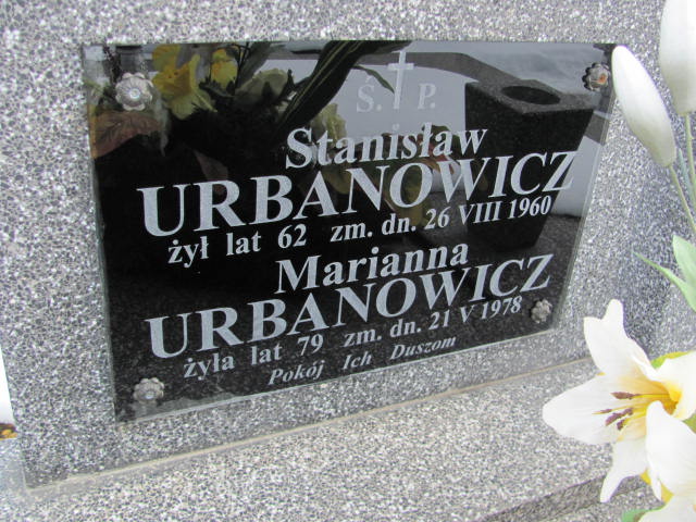 Marianna Urbanowicz 1899 Mińsk Mazowiecki - Grobonet - Wyszukiwarka osób pochowanych