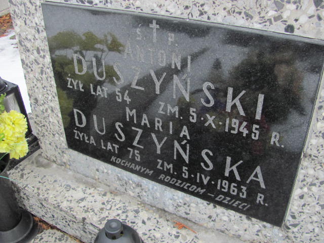 Maria Duszyńska Mińsk Mazowiecki - Grobonet - Wyszukiwarka osób pochowanych
