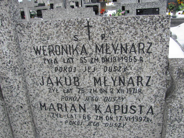 Marian Kapusta 1931 Mińsk Mazowiecki - Grobonet - Wyszukiwarka osób pochowanych