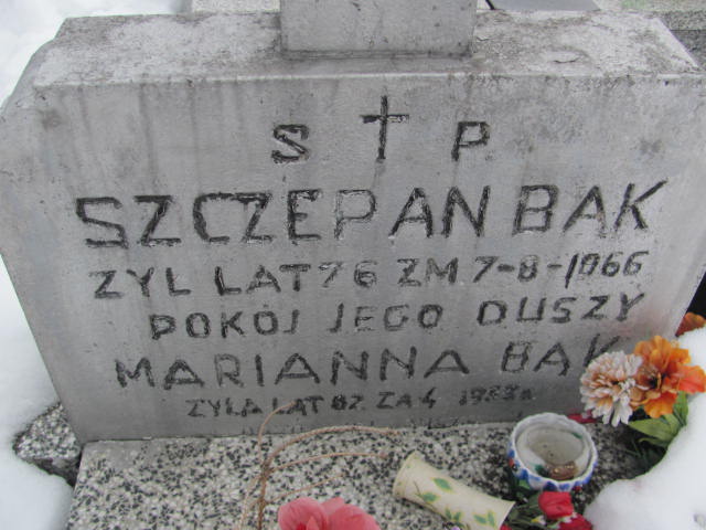 Szczepan Bąk 1891 Mińsk Mazowiecki - Grobonet - Wyszukiwarka osób pochowanych