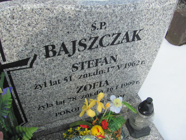 Zofia Bajszczak 1920 Mińsk Mazowiecki - Grobonet - Wyszukiwarka osób pochowanych