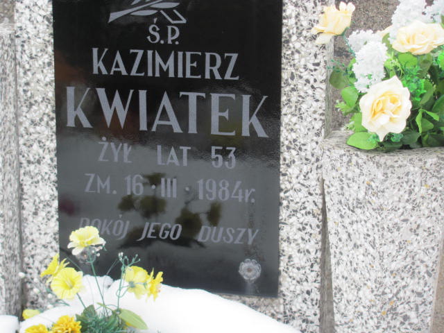 Zofia Kwiatek Mińsk Mazowiecki - Grobonet - Wyszukiwarka osób pochowanych