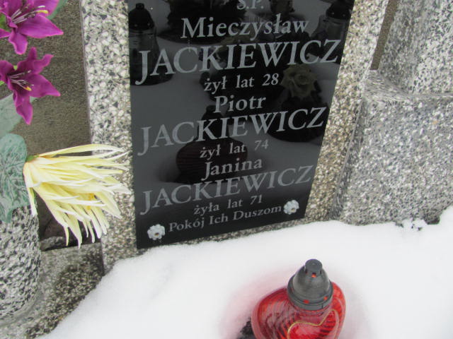 Józef Jackiewicz 1883 Mińsk Mazowiecki - Grobonet - Wyszukiwarka osób pochowanych
