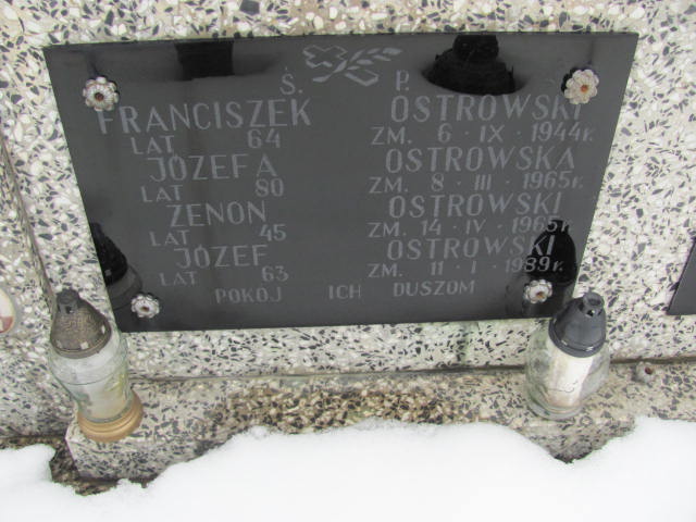 Józefa Ostrowska 1884 Mińsk Mazowiecki - Grobonet - Wyszukiwarka osób pochowanych