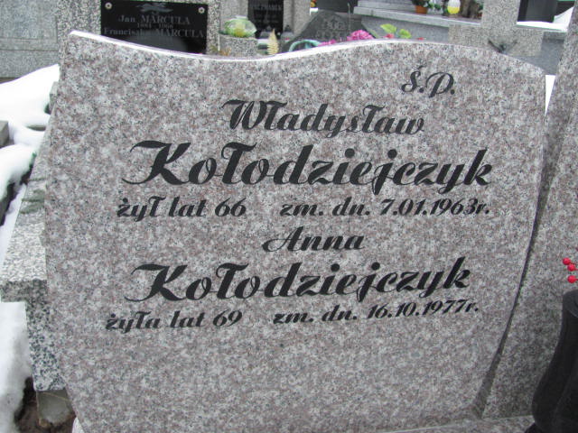 Władysław Kołodziejczyk 1897 Mińsk Mazowiecki - Grobonet - Wyszukiwarka osób pochowanych