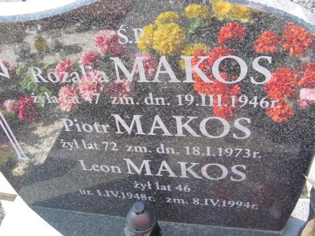  Makos 1948 Mińsk Mazowiecki - Grobonet - Wyszukiwarka osób pochowanych