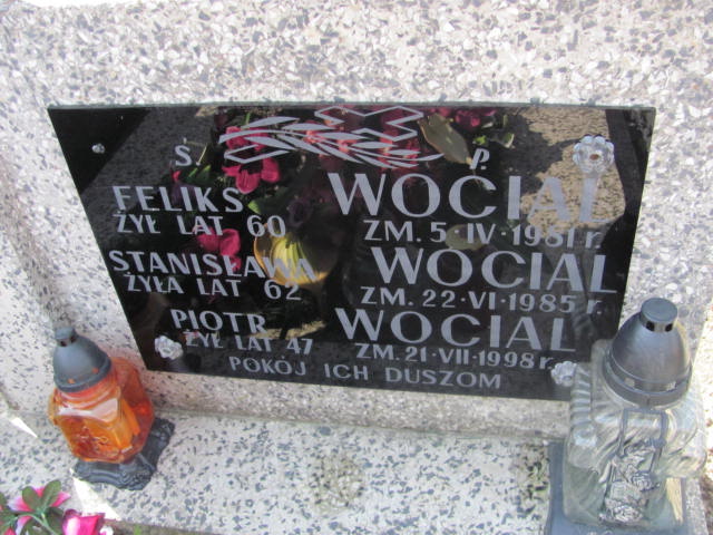 Feliks Wocial 1921 Mińsk Mazowiecki - Grobonet - Wyszukiwarka osób pochowanych