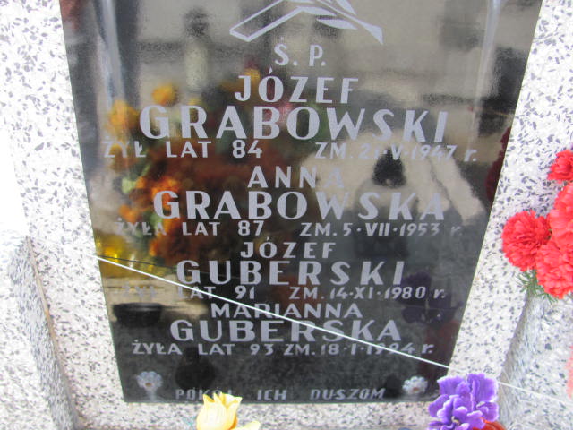 Józef Grabowski Mińsk Mazowiecki - Grobonet - Wyszukiwarka osób pochowanych