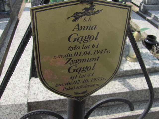 Anna Gągol Mińsk Mazowiecki - Grobonet - Wyszukiwarka osób pochowanych