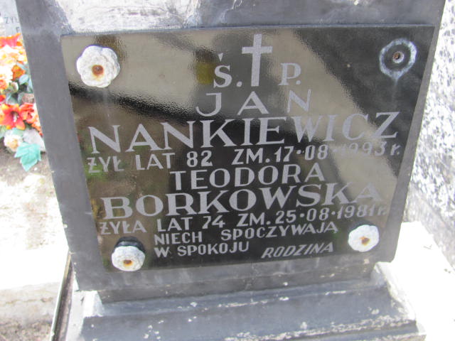 Teodora Borkowska 1907 Mińsk Mazowiecki - Grobonet - Wyszukiwarka osób pochowanych