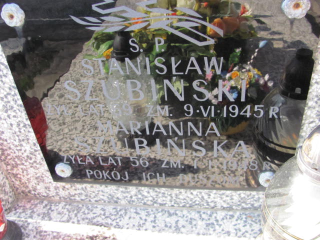 Grób Stanisław Szubiński