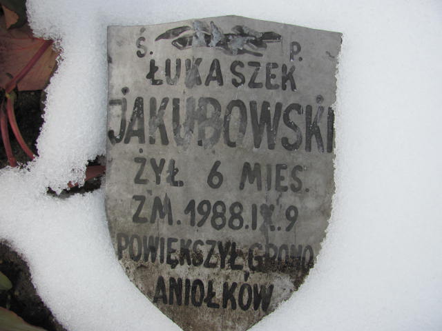 Grób Łukasz Jakubowski